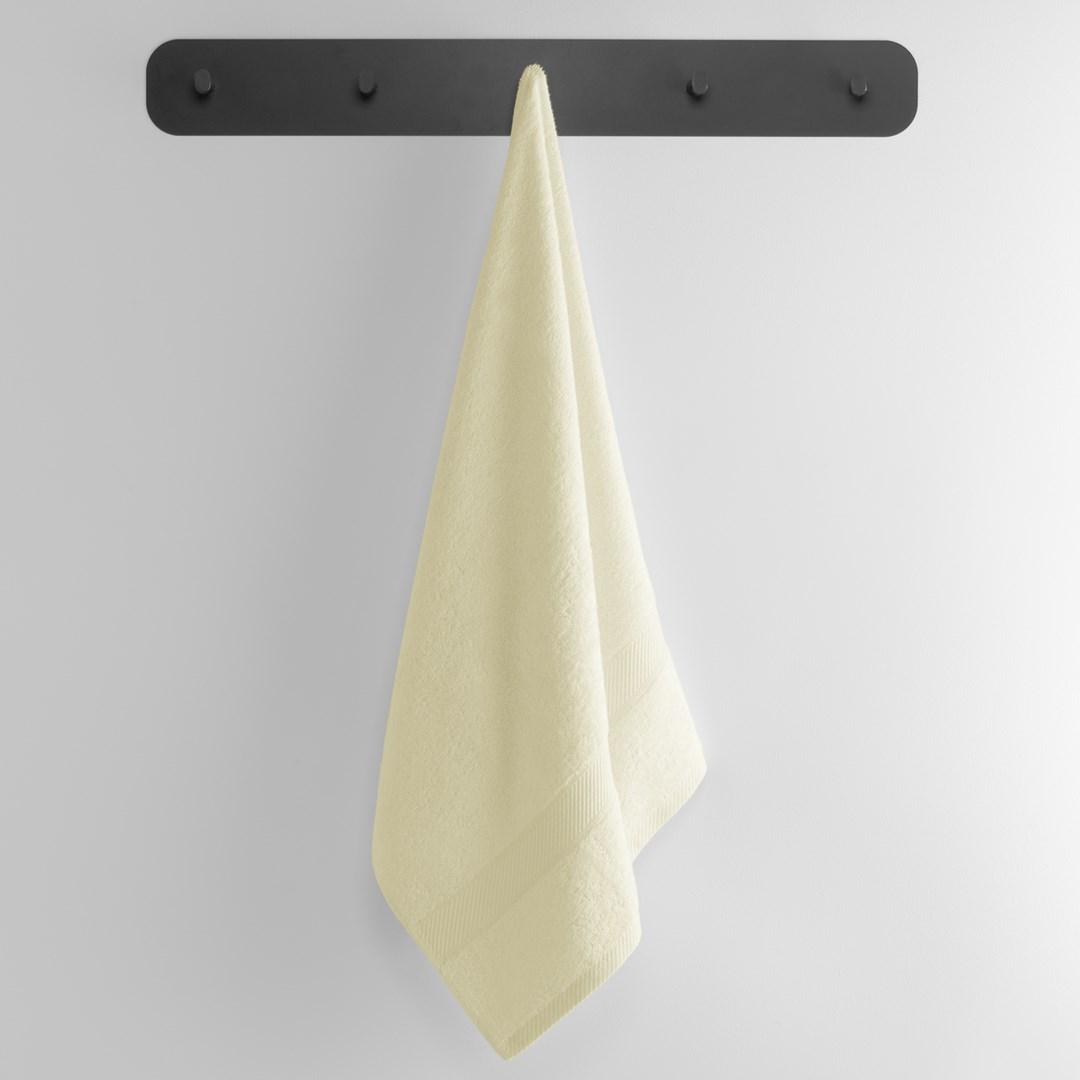 Håndklæde 70x140 cm - cremefarvet bambus/bomuld, Bamby billede