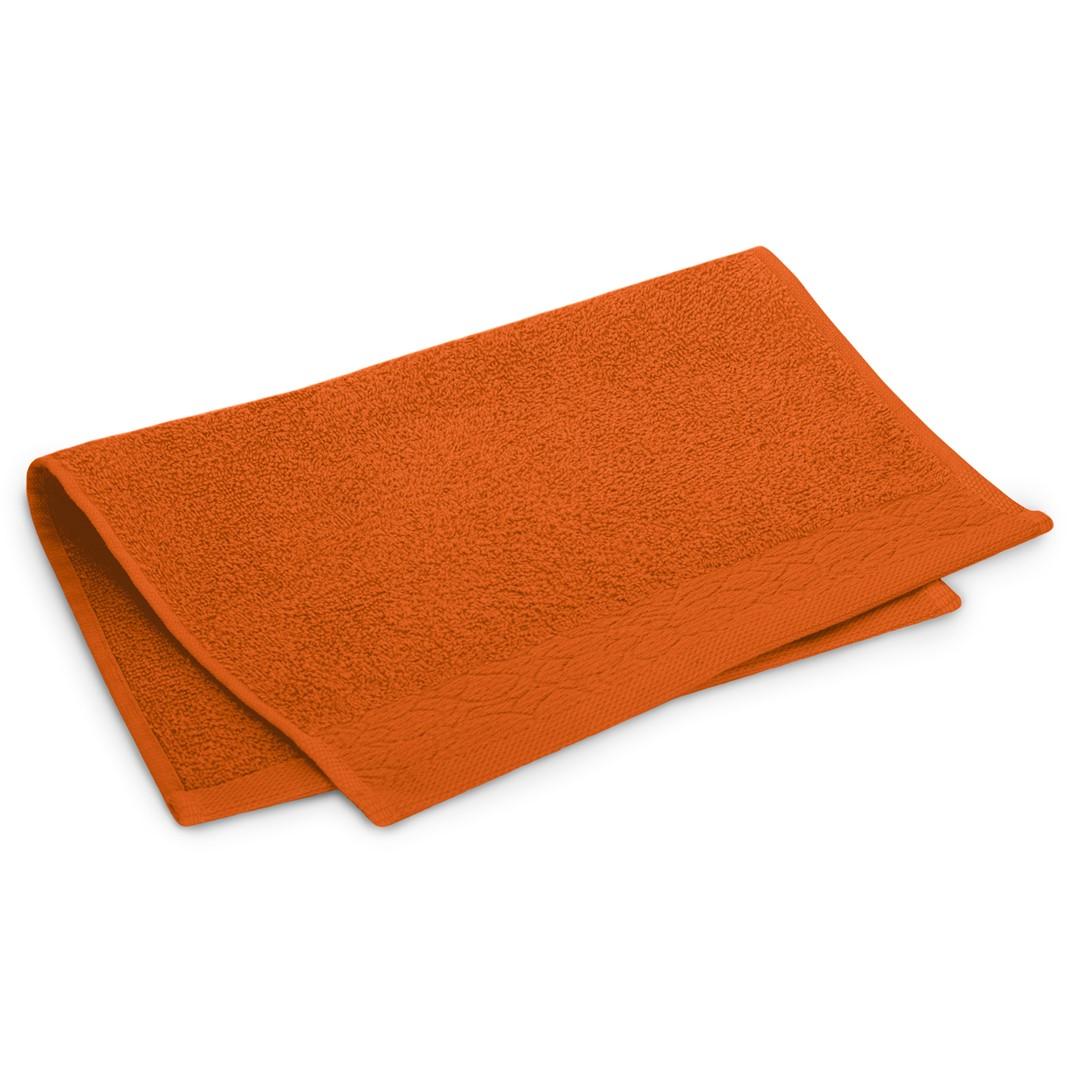 Håndklæde 30×50 cm - AmeliaHome Flos, brunrød, klassisk billede