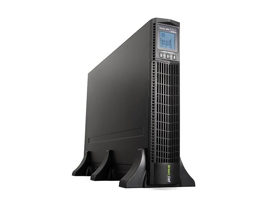 UPS online - Green Cell 3 kVA / 2.700 W, 6 udtag, LCD billede