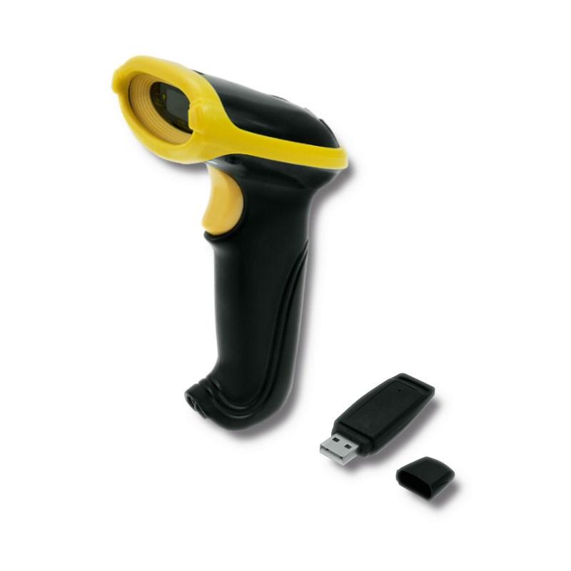 Stregkodescanner trådløs Qoltec 1D laser | 2,4 GHz billede