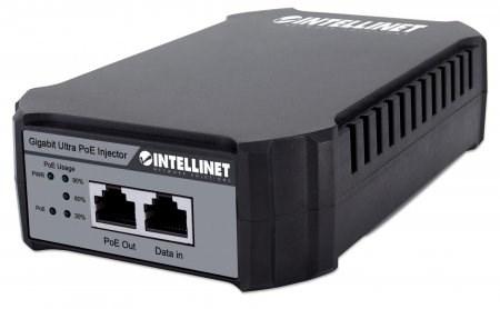 PoE injector Intellinet Gigabit PoE++ 95 W – IEEE 802.3bt, vægmontering billede