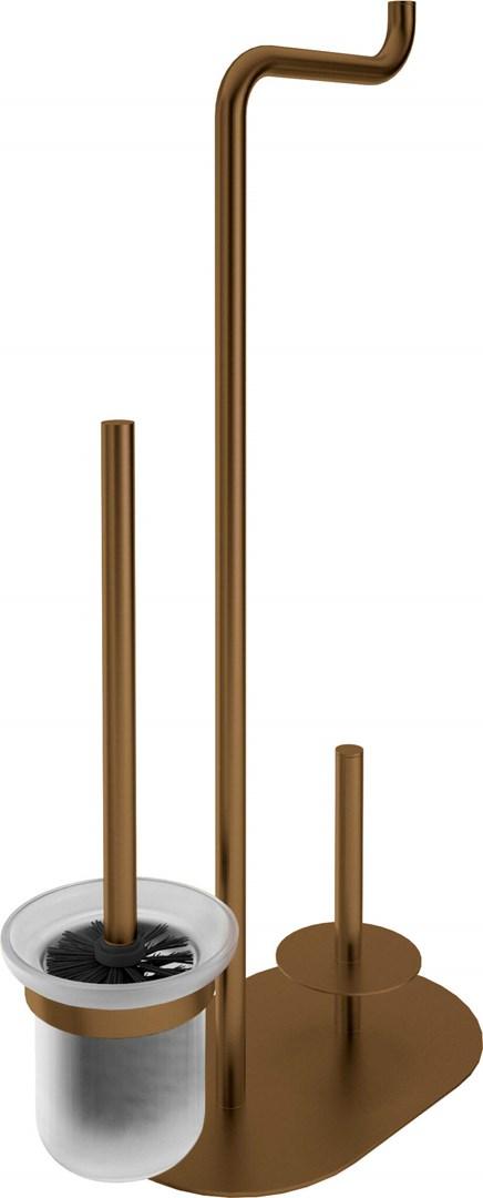 Toiletpapirholder gulvmodel 3-i-1 - deante billede
