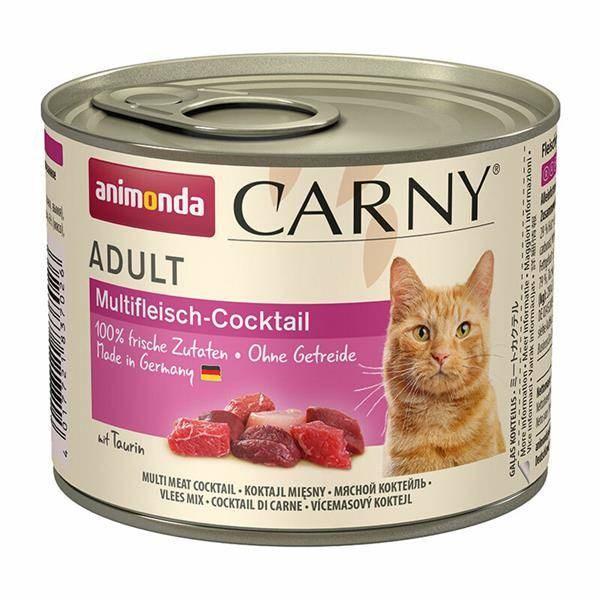 Vådfoder til kat – Animonda Carny Adult Multiflæsk-cocktail 200 g billede
