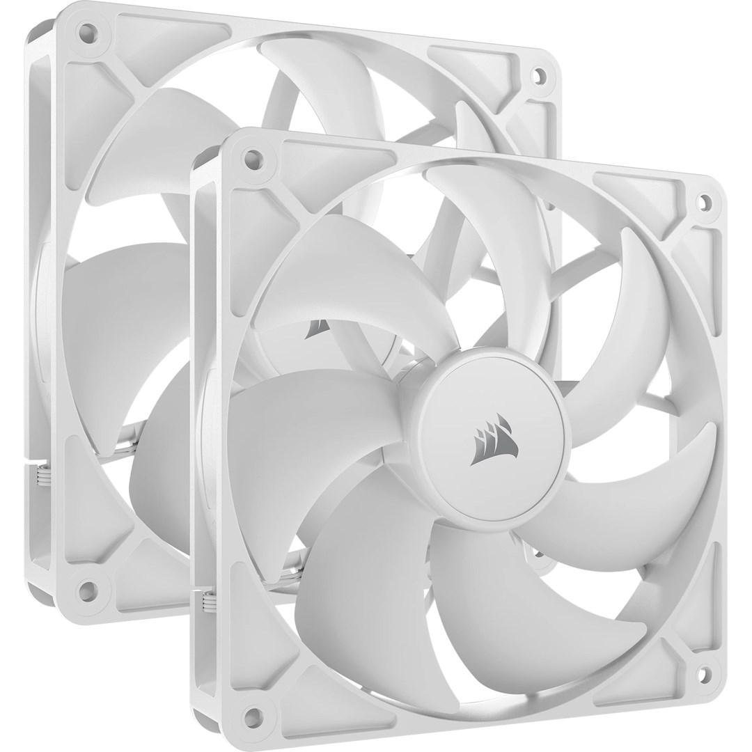 Kabinetventilator 140 mm - Corsair RS140, hvid, 2-pak billede