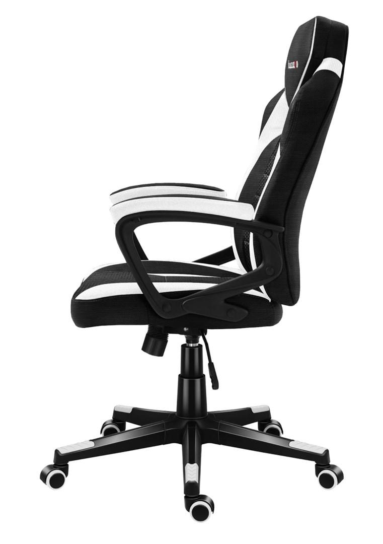Gamerstol Huzaro Force 2.5 White Mesh – sort/hvid billede