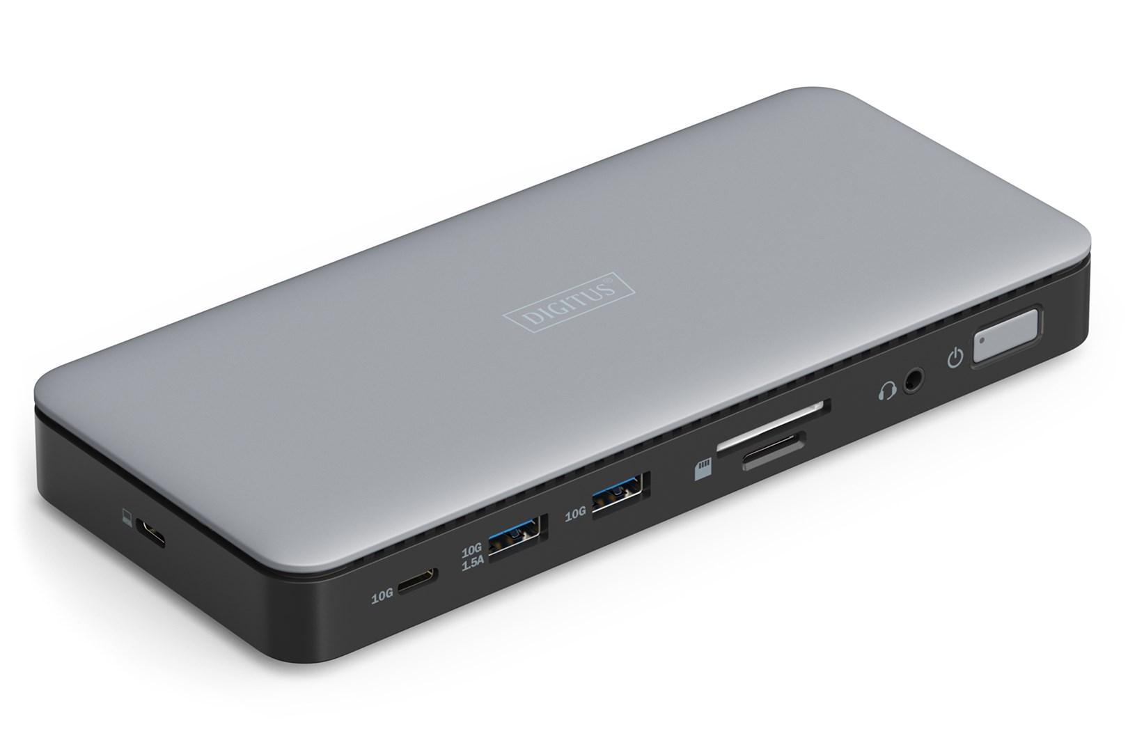 USB-C dockingstation DIGITUS - 11 porte, 4K60 Hz billede