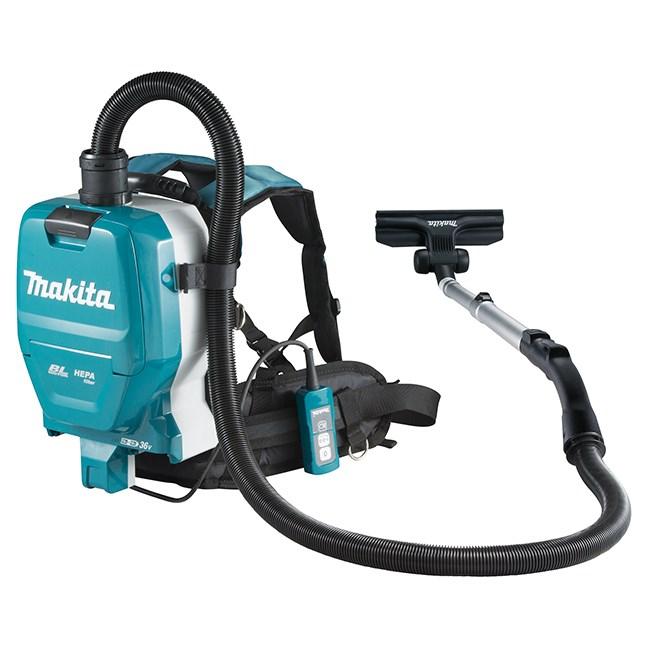 Industristøvsuger rygsæk Makita DVC261ZX11, 2 l, 18 V, HEPA