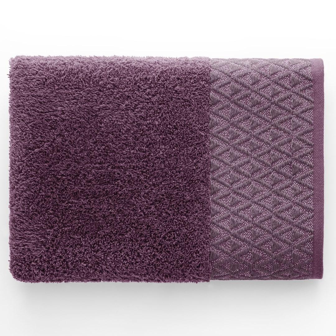 Håndklæde 70×140 violet - DecoKing Andrea billede