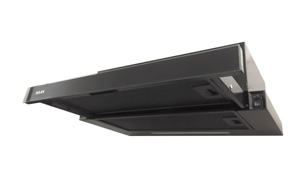 Emhætte teleskop MAAN Corona 2 G 60 - 315 m³/t, sort billede