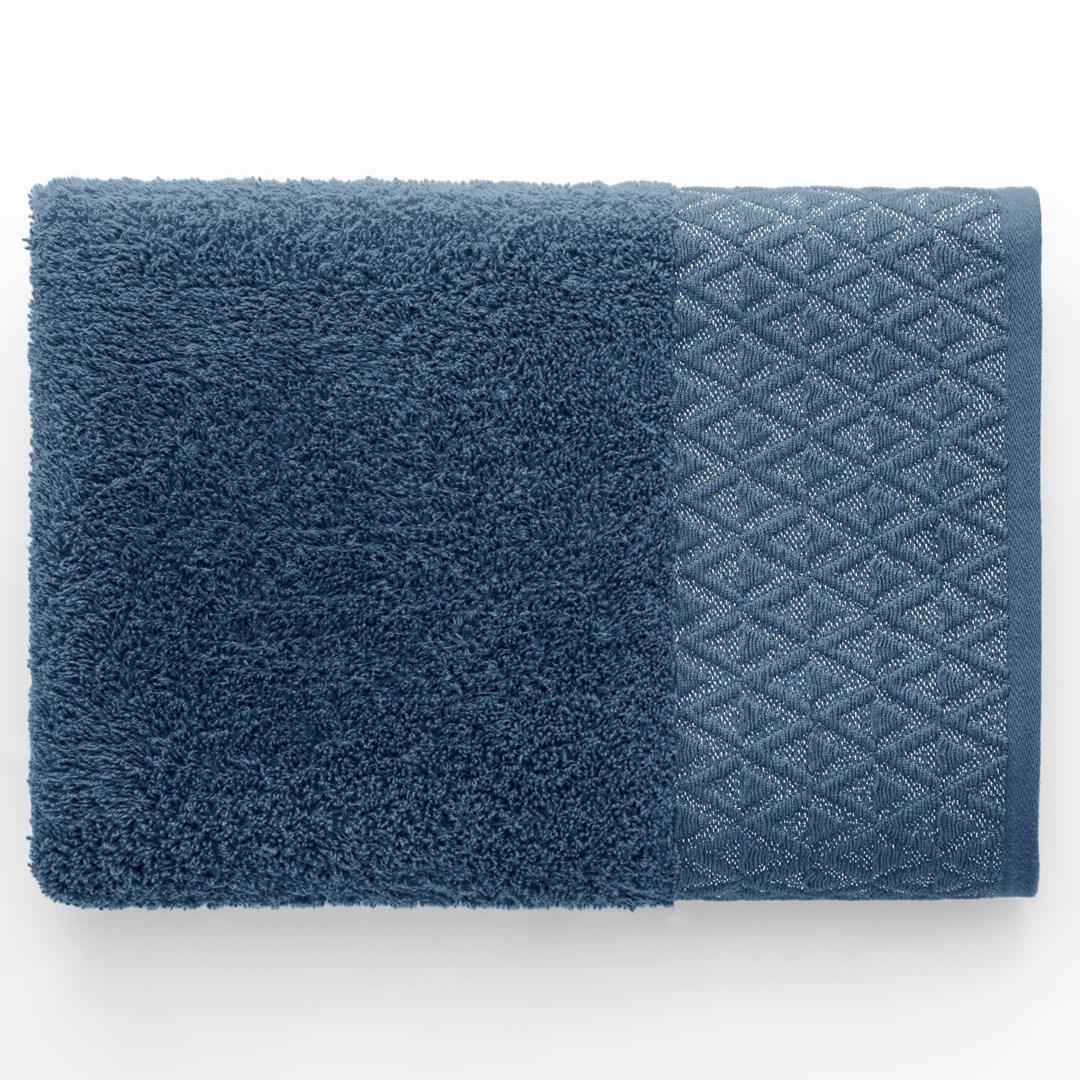 Håndklæde 50×90 cm marineblå - DecoKing Andrea billede
