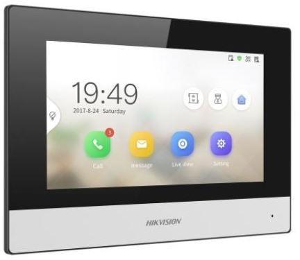 Dørtelefon skærm - Hikvision DS-KH6320Y-WTE2 video intercom billede