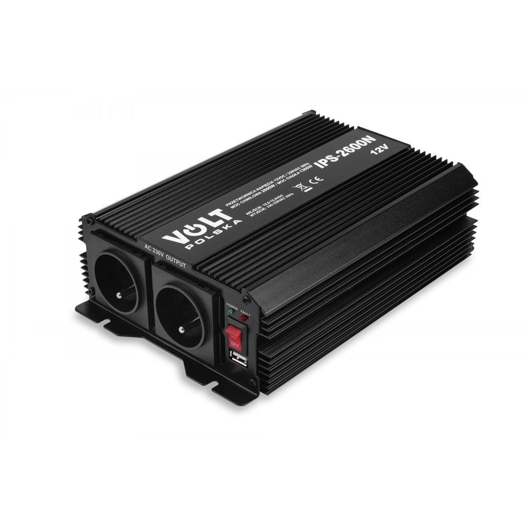 Strøminverter 12V til 230V - Volt Polska IPS-1300/2600N billede