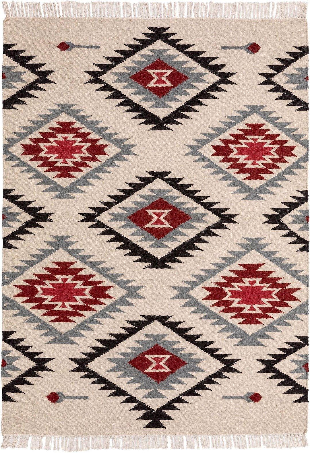Gulvtæppe Benuta Zohra - beige, tropisk stil, 160×230 cm billede