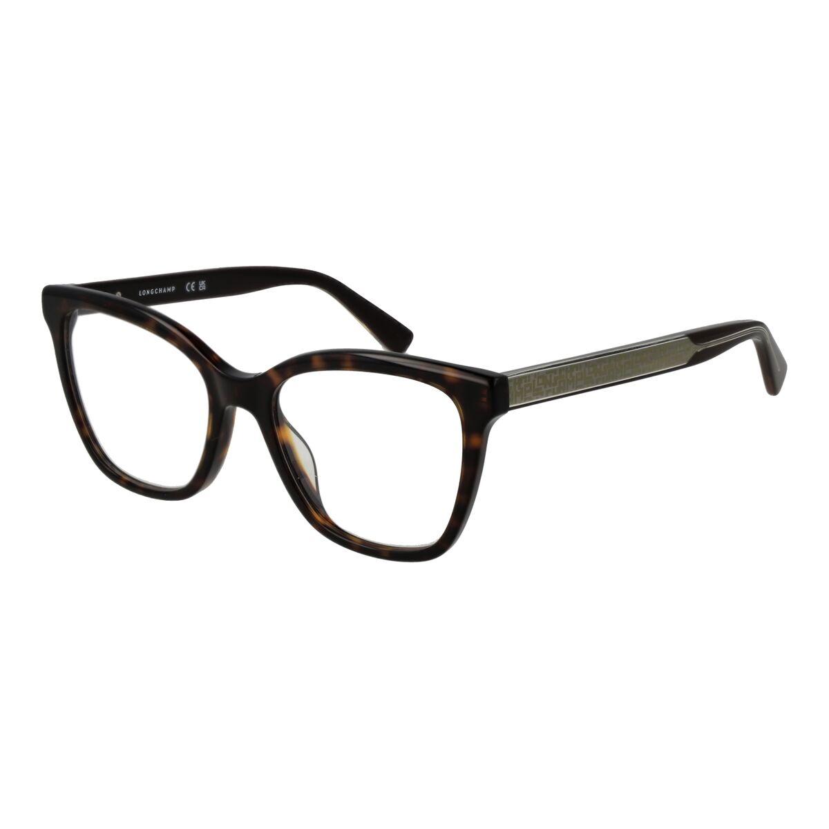 Longchamp LO2689 53240 damebrillestel - klassisk brille i brun tortoise billede