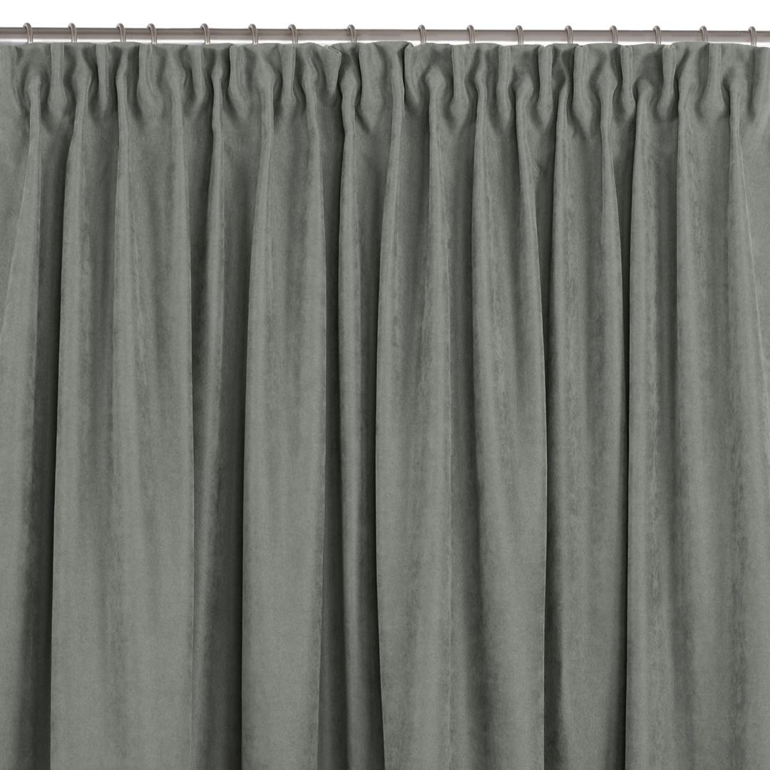 Mørklægningsgardin HOMEDE MILANA - grå chenille 280×175 cm billede