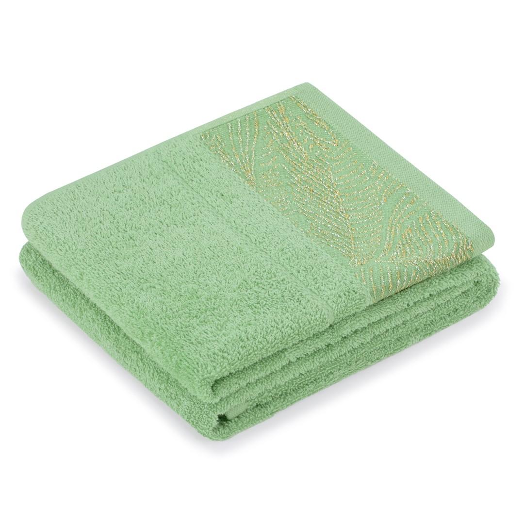 Håndklæde 70×130 grøn - AmeliaHome Bellis, klassisk billede