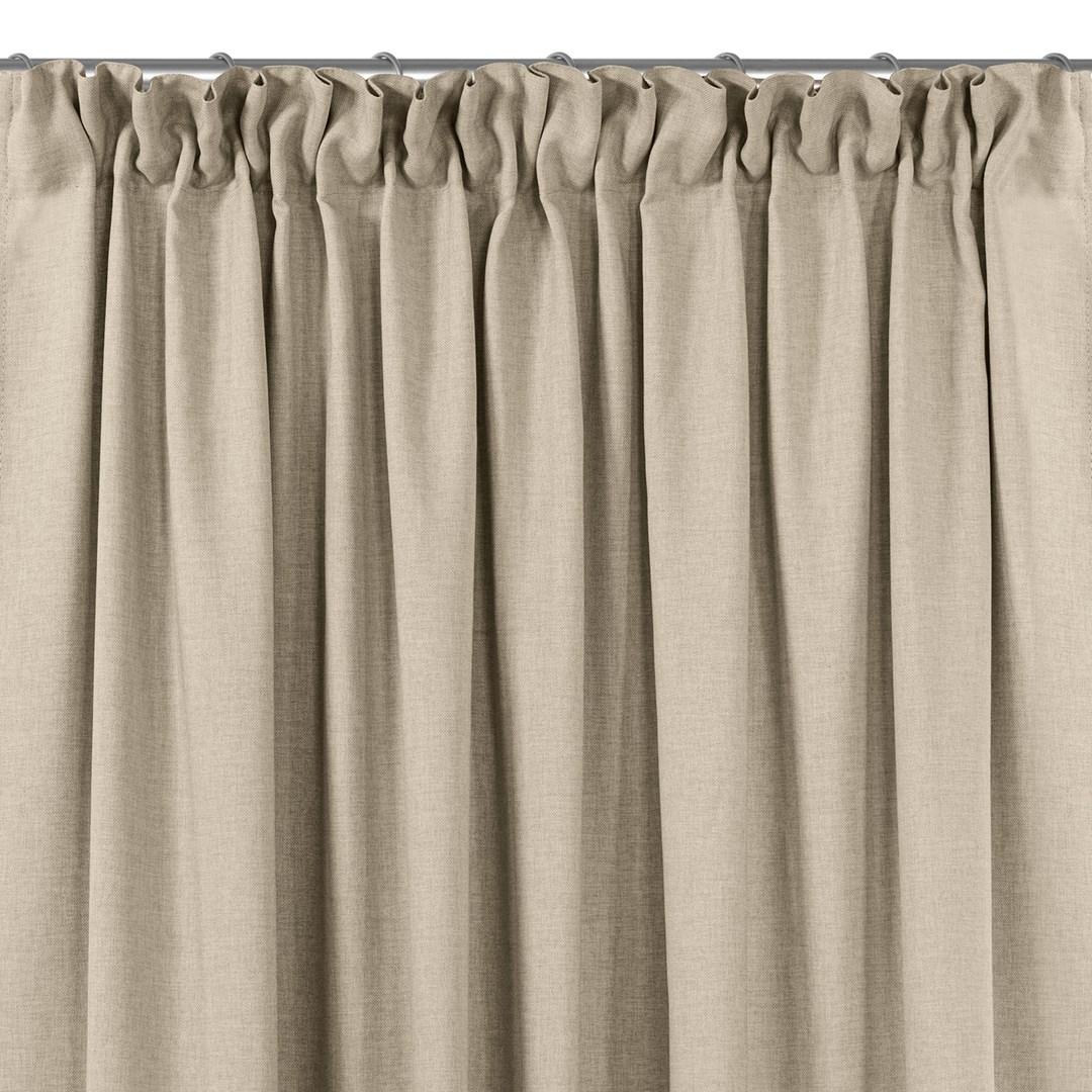 Mørklægningsgardin HOMEDE CARMENA - beige, klassisk, 150×300 cm billede