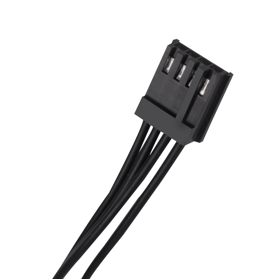 Strømforsyning SilverStone FX500 - 500 W Flex ATX, 20+4 pin, sort billede