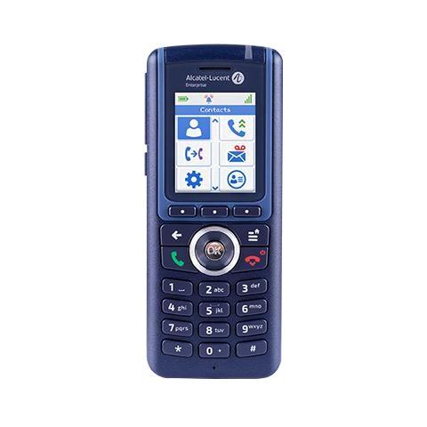 DECT telefon – Alcatel-Lucent 8234 håndsæt med clip, blå billede