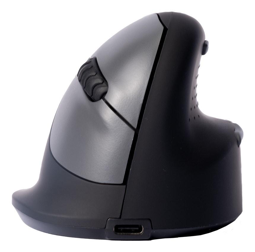 Ergonomisk mus - R-Go HE Bluetooth, medium, sort