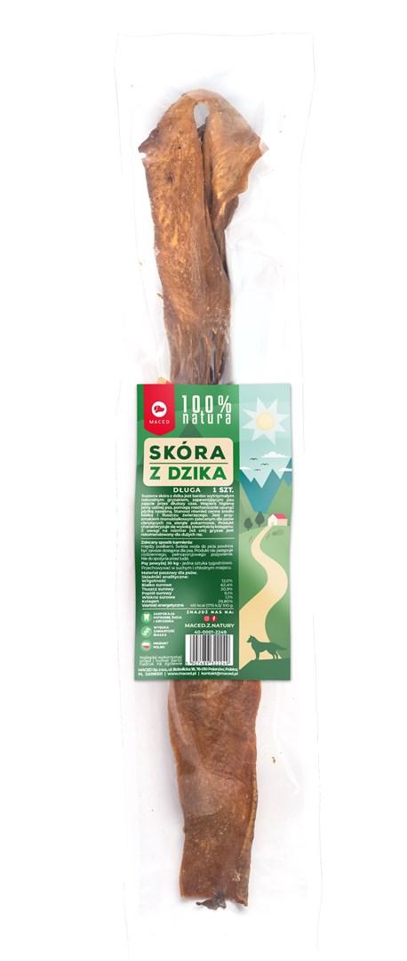 Hundegodbid tyggepind – MACED vildsvineskind 45 cm (1 stk.) billede