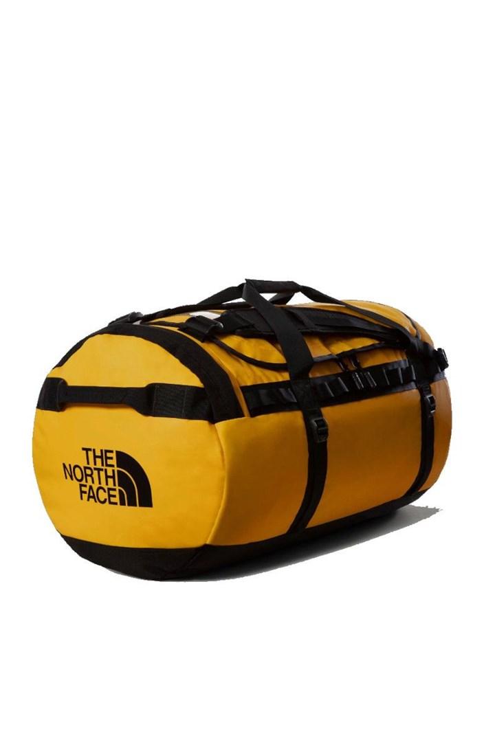 Duffelbag The North Face Base Camp L - 95 l, gul/sort billede