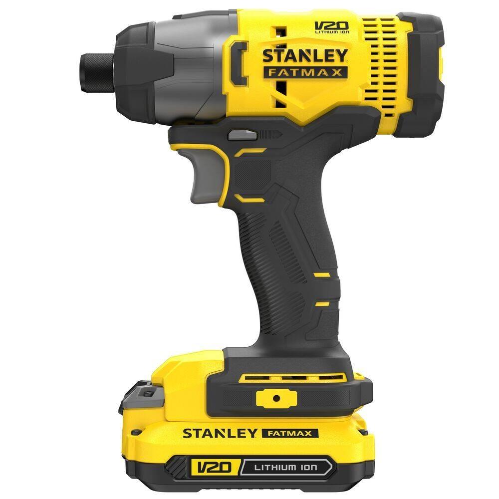Akku boremaskine og slagnøgle sæt STANLEY FATMAX V20 (SFMCK465D2S)
