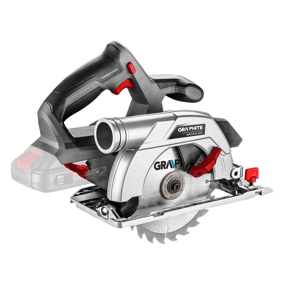 Rundsav 18V Graphite 58G023, bÃ¸rstelÃ¸s, 165 mm â 4.200 o/min billede