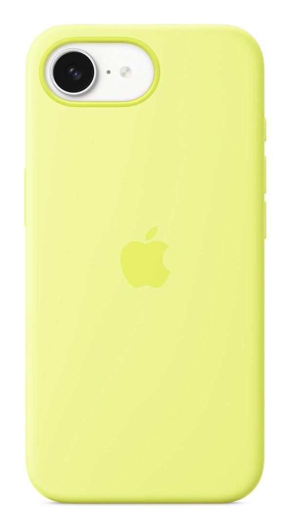 Mobilcover Apple iPhone 6,1" silikone - Neon Gul billede