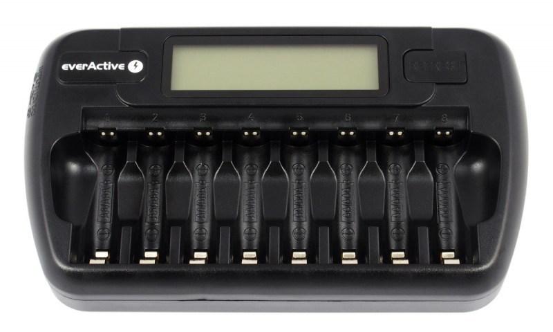 Batterioplader everActive NC-800 â AA/AAA, 8 spor billede