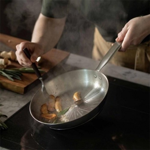 Stegepande rustfrit stål 24 cm – Fiskars All Steel
