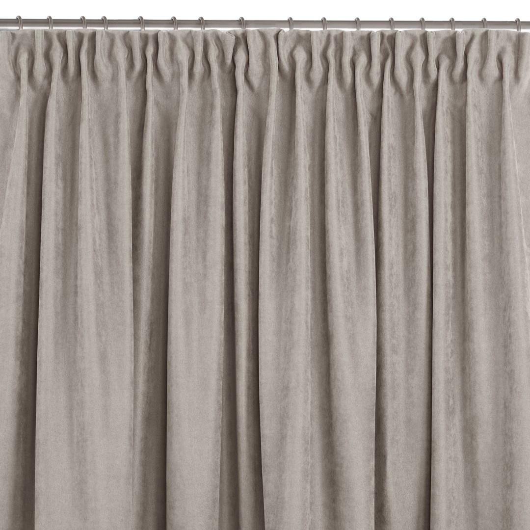 Mørklægningsgardin HOMEDE MILANA - cappuccino, 140×175 cm, klassisk, chenille billede