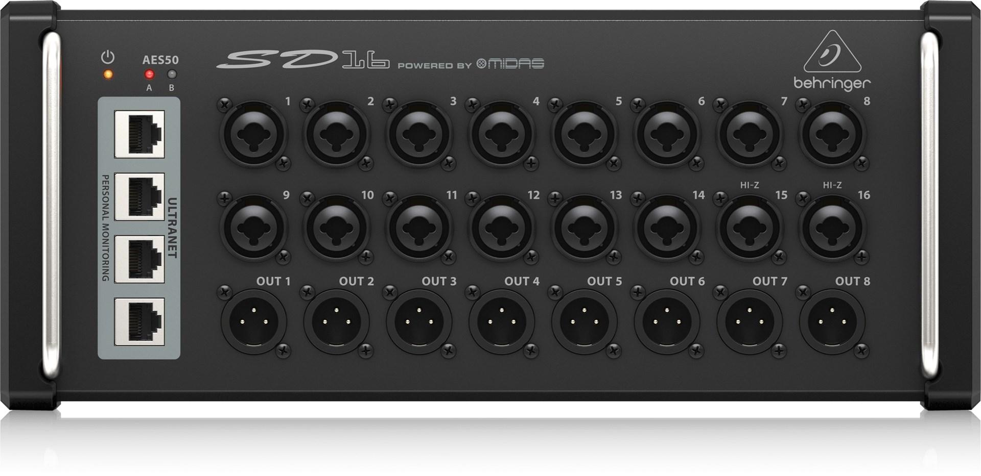 Stageboks Behringer SD16 - digital I/O til mikserbord billede