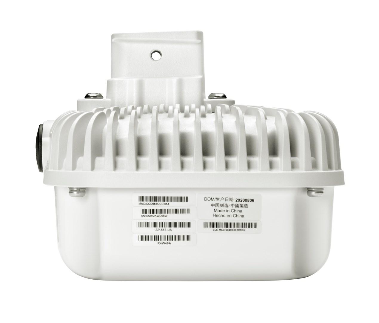 Access point HPE Aruba Networking AP-565 (RW) 802.11ax, udendørs, integrerede omni-antenner