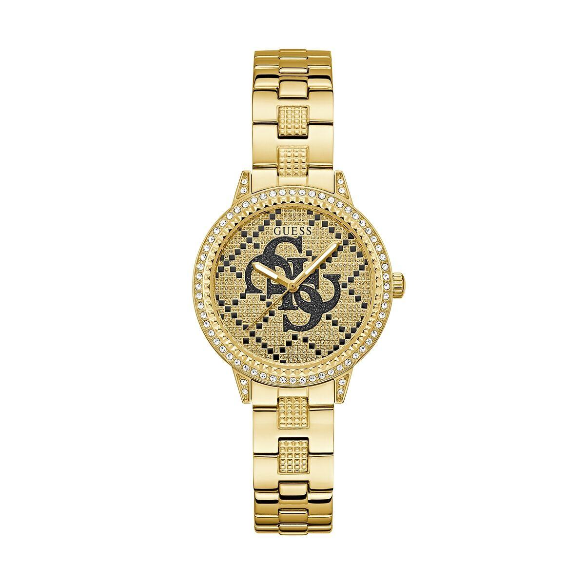 Armbåndsur dame Guess G LACE - gylden billede