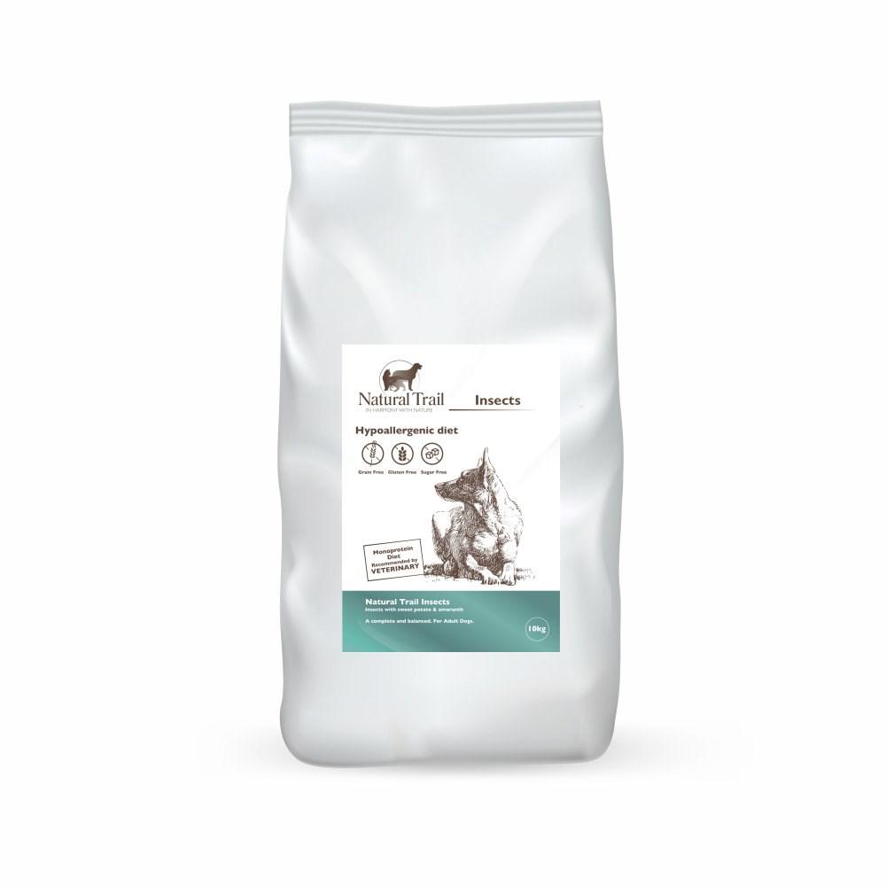 Hundefoder tørfoder Natural Trail Insects 10 kg – kornfri billede