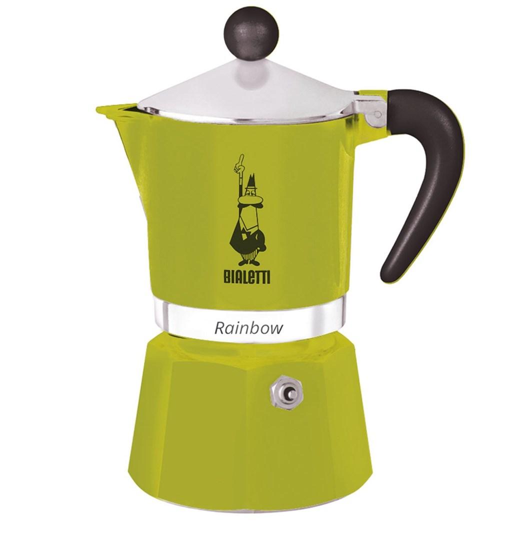Kaffekande moka – Bialetti Rainbow 0,27 l, grøn billede