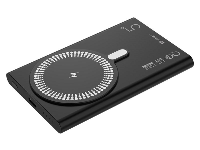 Powerbank Tracer AirMag2 5.000 mAh PD 20W + 15W Mag - sort billede