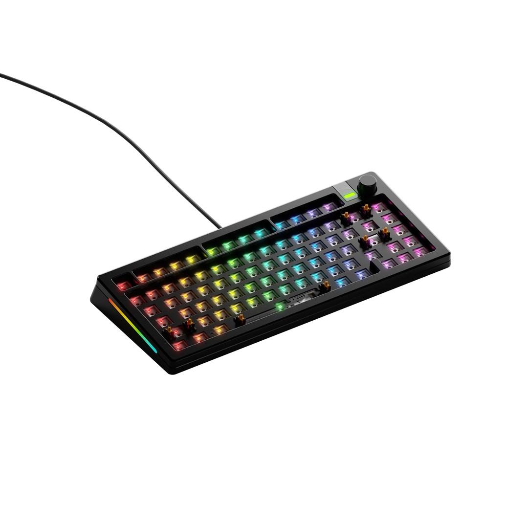 Gaming tastatur GLORIOUS GMMK 3 PRO 75% Barebones, kablet, sort (US) billede