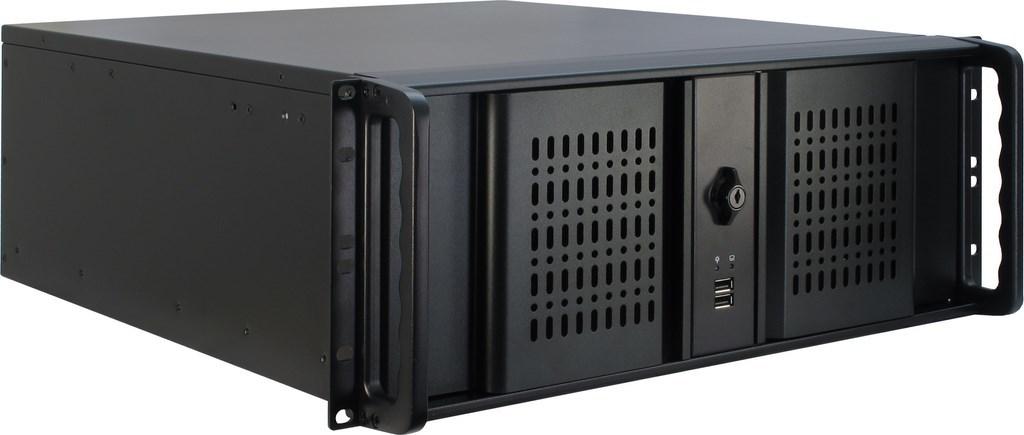 Serverkabinettet 4U rack - Inter-Tech 4U-4098-S, sort billede