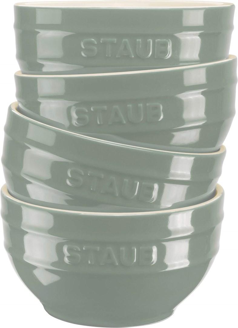 Skålesæt 14 cm - STAUB, eucalyptus (4 stk.) billede