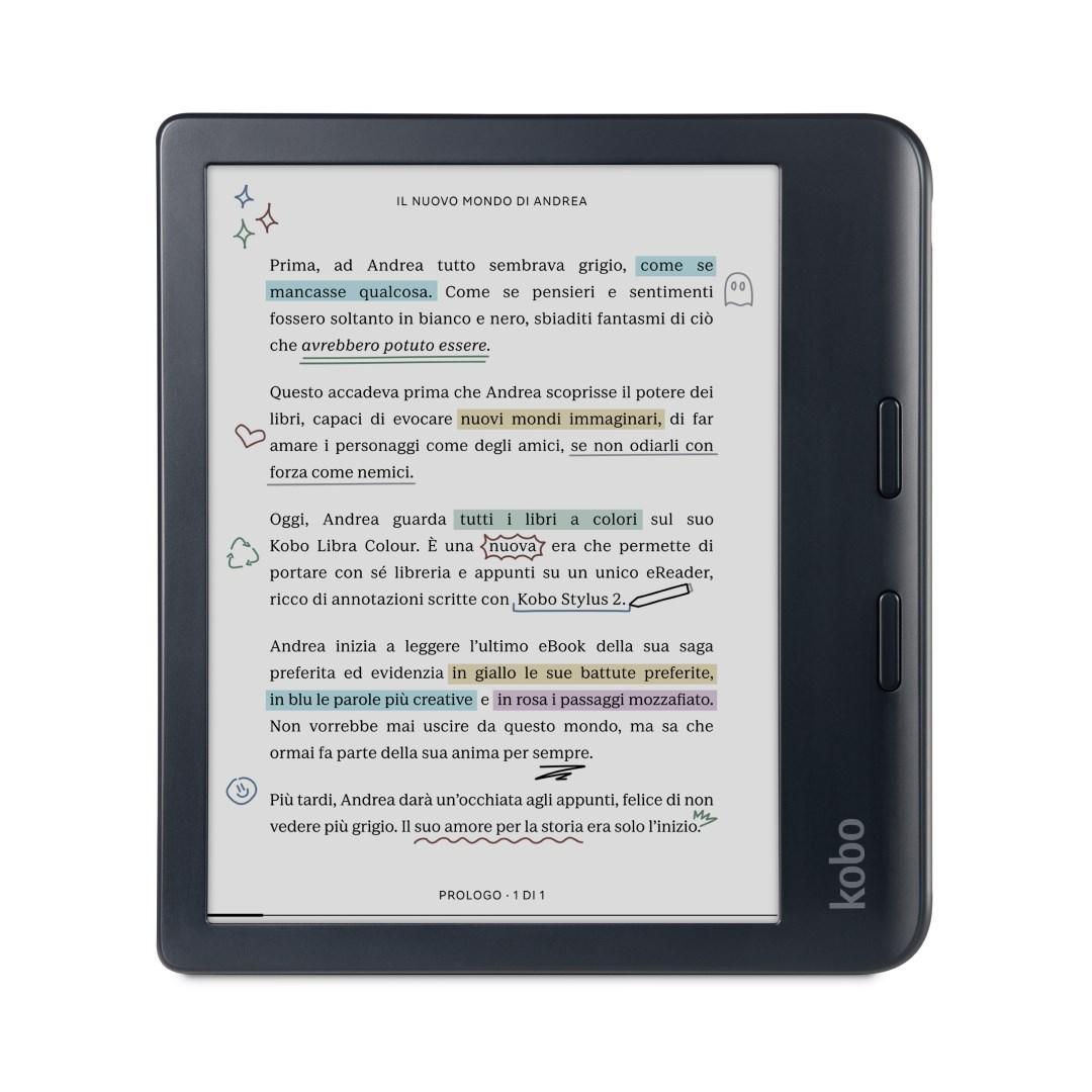 E-bogslæser KOBO Libra Colour 7" 32 GB Wi‑Fi, sort billede
