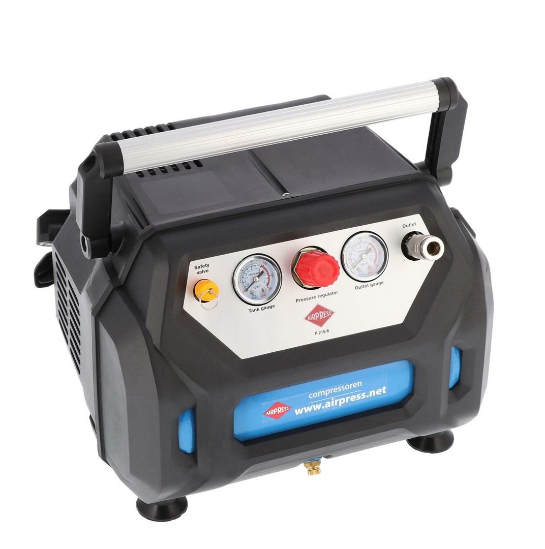Kompressor AIRPRESS H215/6 - 6 l, 1,5 hk, oliefri, 215 l/min