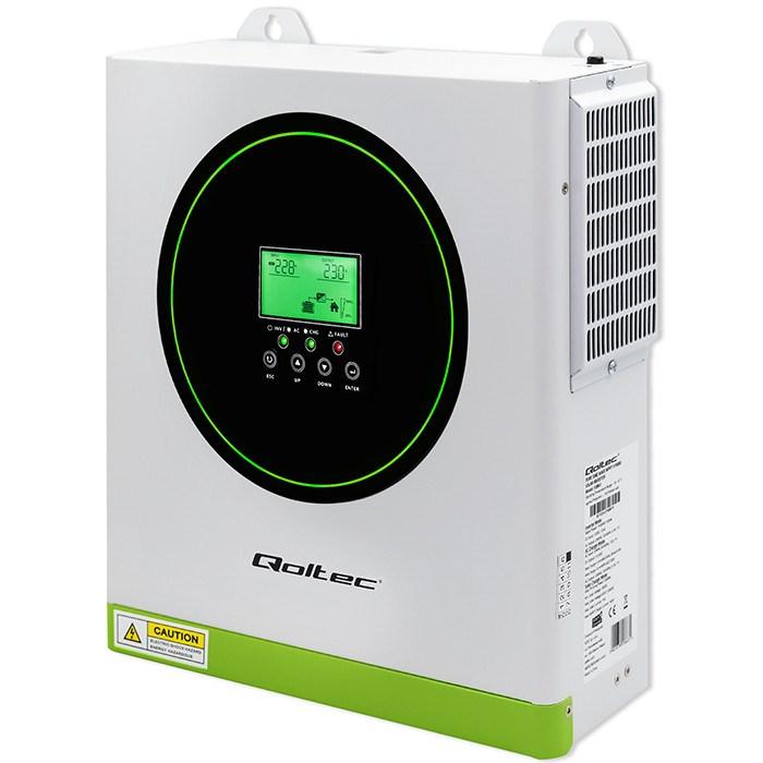 Solcelle-vekselretter Qoltec Off-Grid 3 500 W, 24 V billede