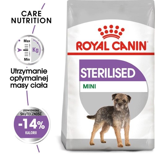 Hundefoder til små racer Royal Canin Mini Sterilised tørfoder - 1 kg