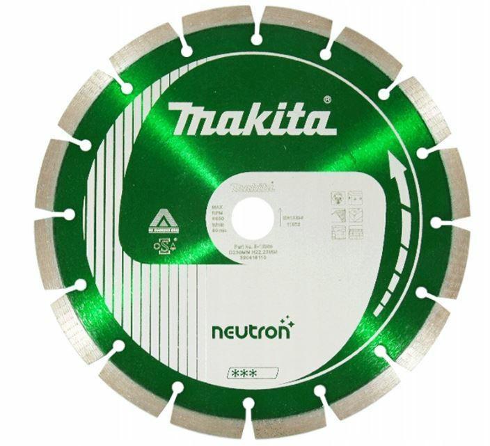 Diamantskive 230 mm Makita Shield Neutron, segmenteret billede