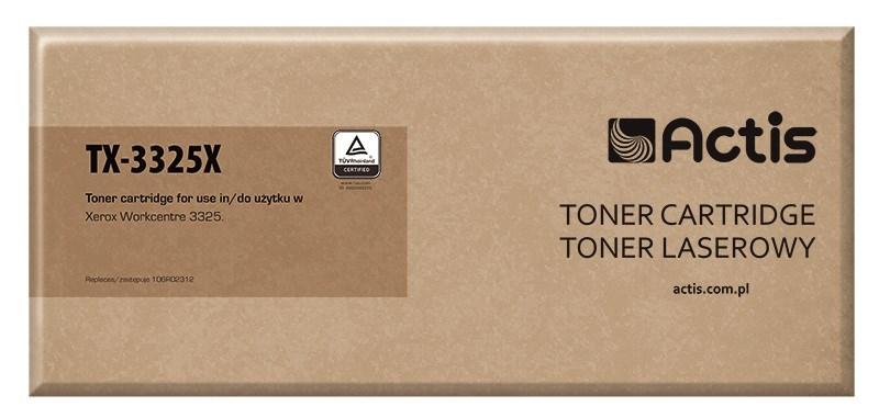 Tonerpatron Actis TX-3325X – sort, kompatibel med Xerox 106R02312, Standard, 11.000 sider billede