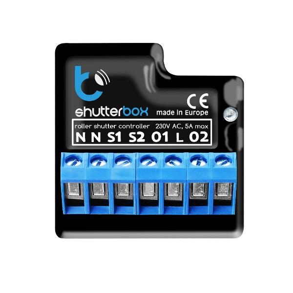 Smart rullegardin-controller 230 V – Blebox Shutterbox billede