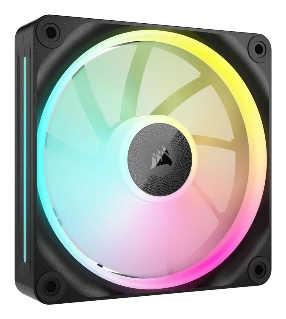 PC-ventilator Corsair 140 mm RGB - sort (1 stk)