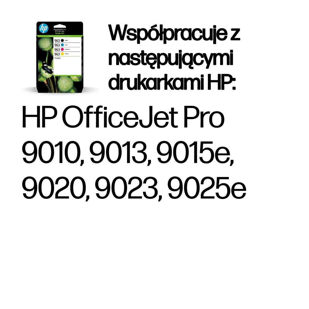 Blækpatroner HP 963 4-pack - sort/cyan/magenta/gul (original)